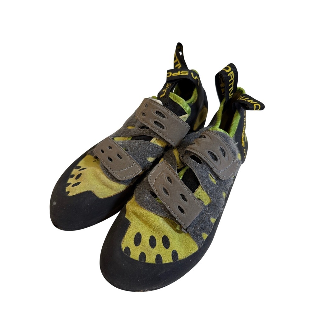 La Sportiva Tarantula Size 38 Leather Gorpcore Bouldering Rock Climbing Shoes